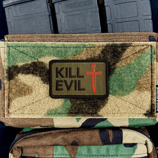 'Kill Evil Dagger' Velcro Patch