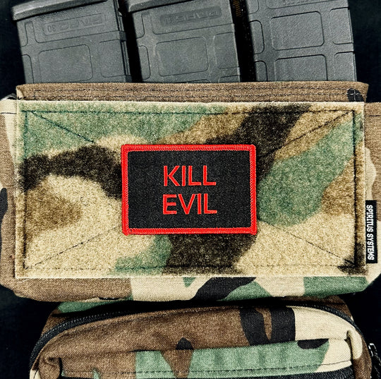 'Kill Evil' Velcro Patch