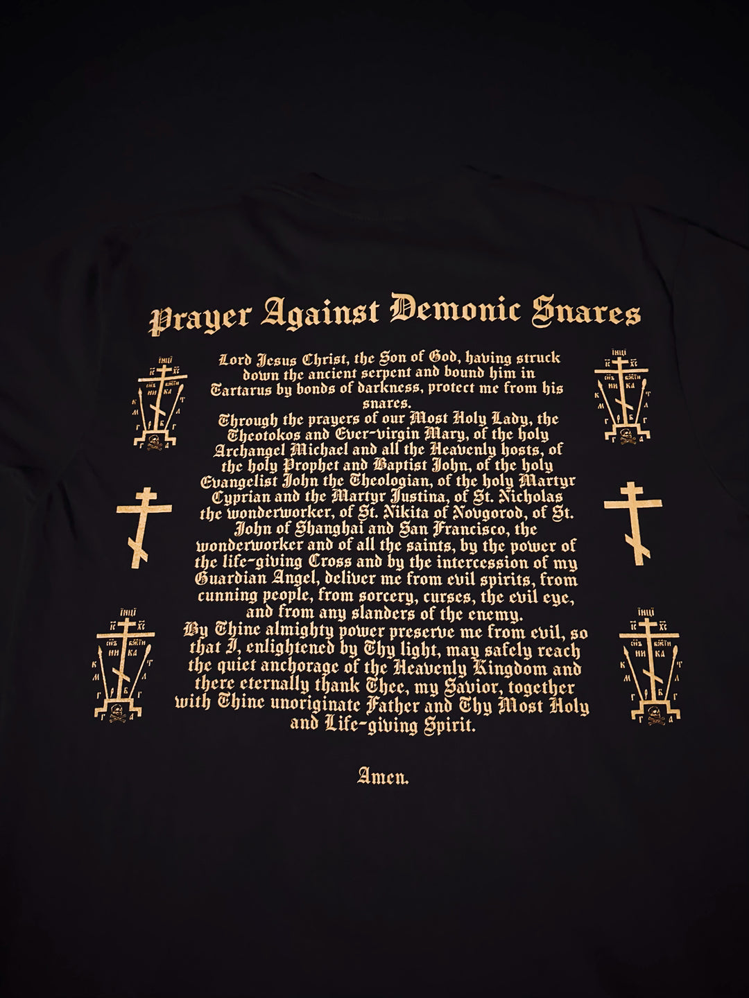 'Prayer Against Demonic Snares' T-Shirt